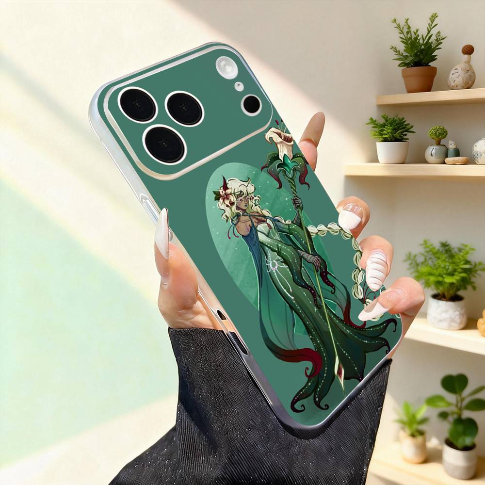 R-Run K-Kingdom White lily For iPhone 11,12,13,14,15,16,17,Pro,Max,Plus,Mini,SE4,E Phone Case With Magsafe Wireless