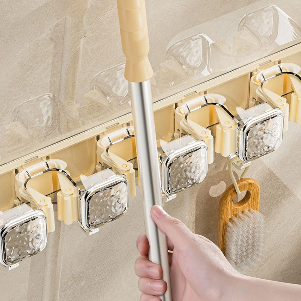 Настенный держатель для швабры, вешалка для хранения, органайзеры для метел, новая стойка для держателя швабры