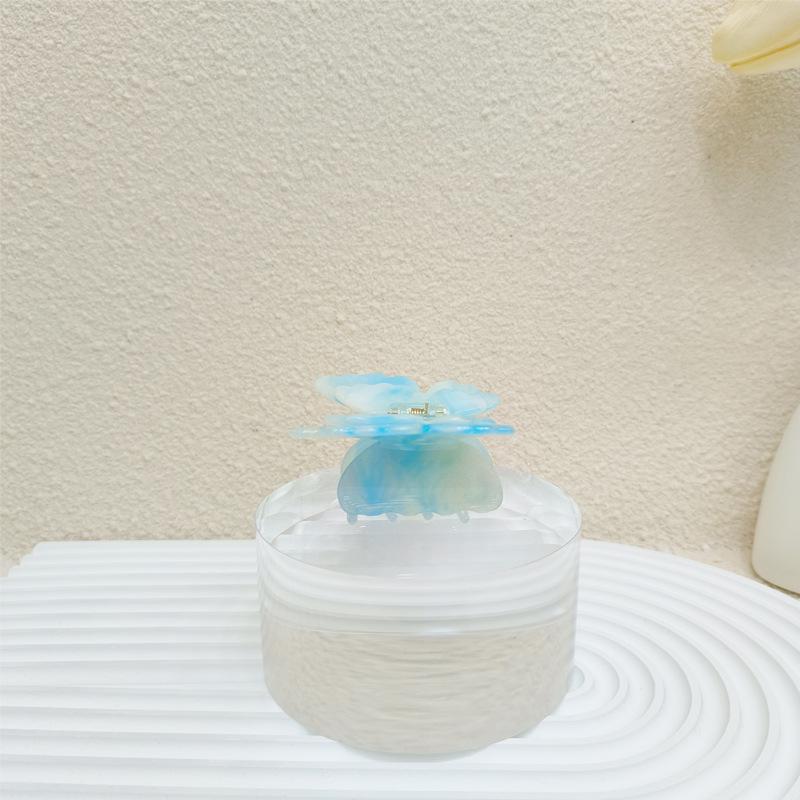 Jiarui Large Acrylic Butterfly Hair Claw Clip for Girls' Ponytails