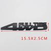 3D Metal 4WD FULL TIME Side Fender Emblem Rear Trunk Boot Badge Sticker Decals For Car