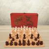 Chinese Retro Terracotta Warrior Chess 3D Resin Pieces Intellectual Stimulating Family with
