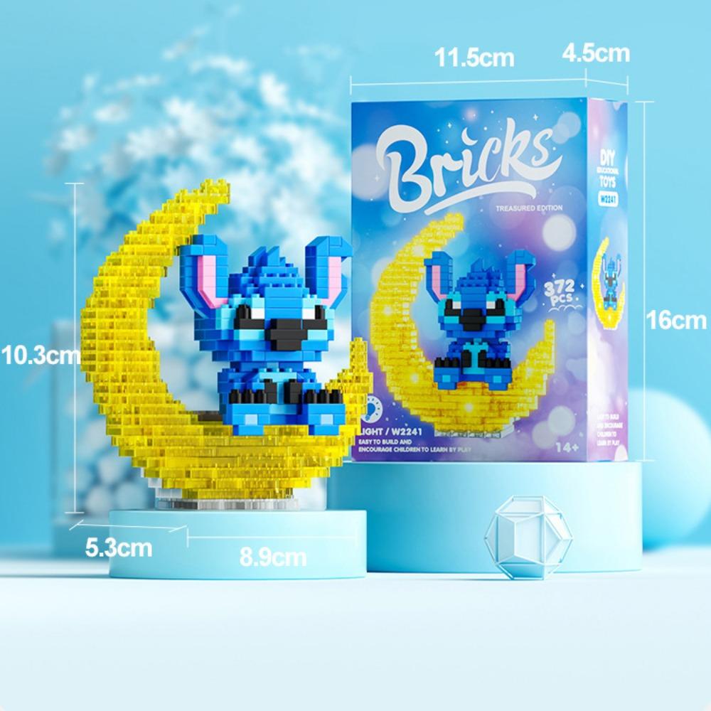 Подсвеченный астронавт астронавт мультфильм кукла строительный блок серия собранная детская игрушка подарок