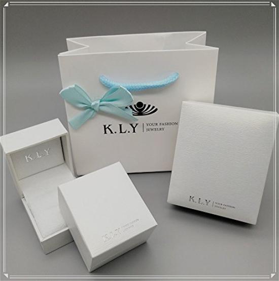 [K.L.Y] Женское жемчужное ожерелье, 18K RGP, Трехрядный станционный комплект: ожерелье и браслет, Подарок для офиса, День святого Валентина (Розовое золото)