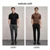 EMZ Wool Blend Short Sleeve Sweater