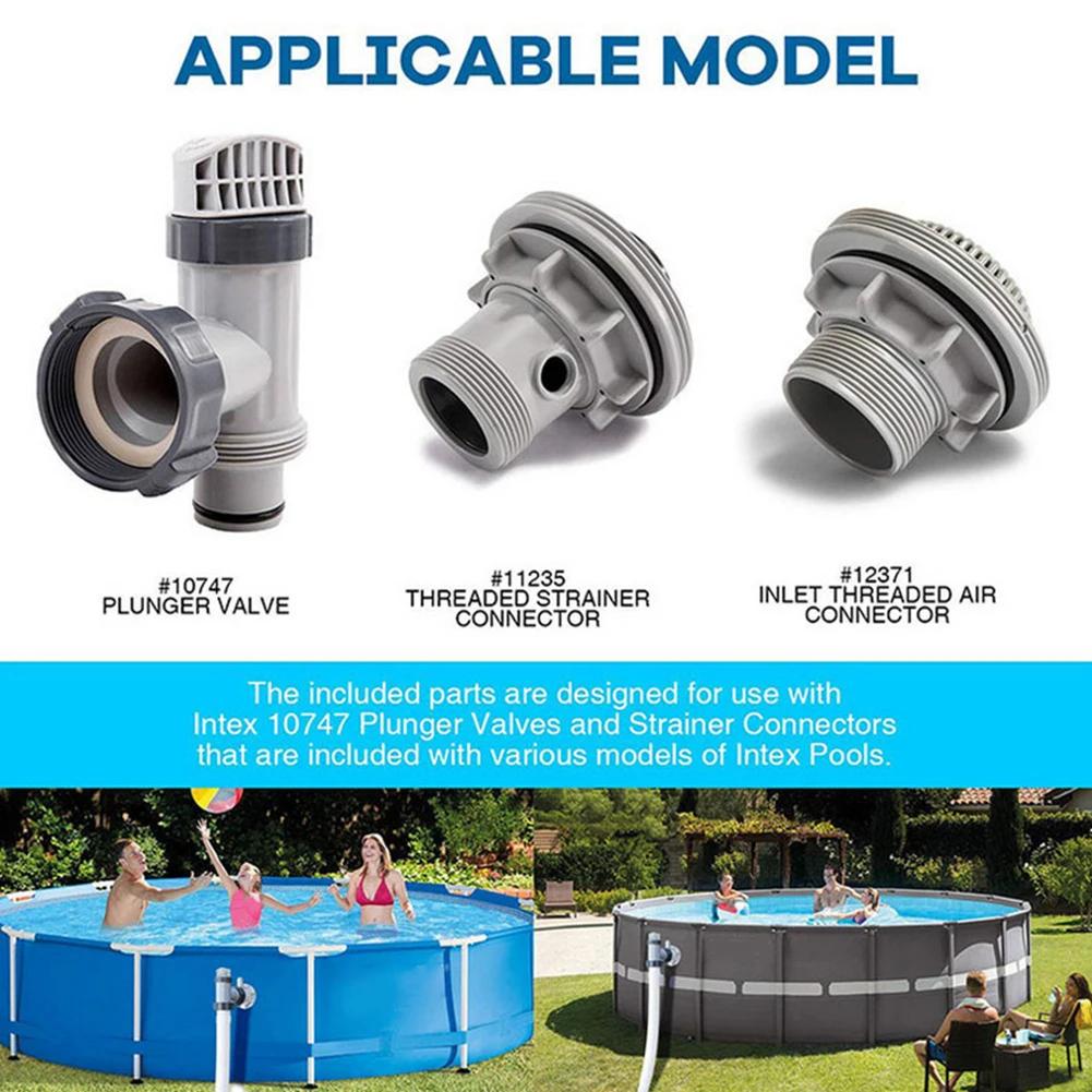 1-10Set Rubber Washer for Intex Poolnars10747/25006 O Ring Gasket Replacement Seal Rubber Gasket Swimming Pool Equipment Parts