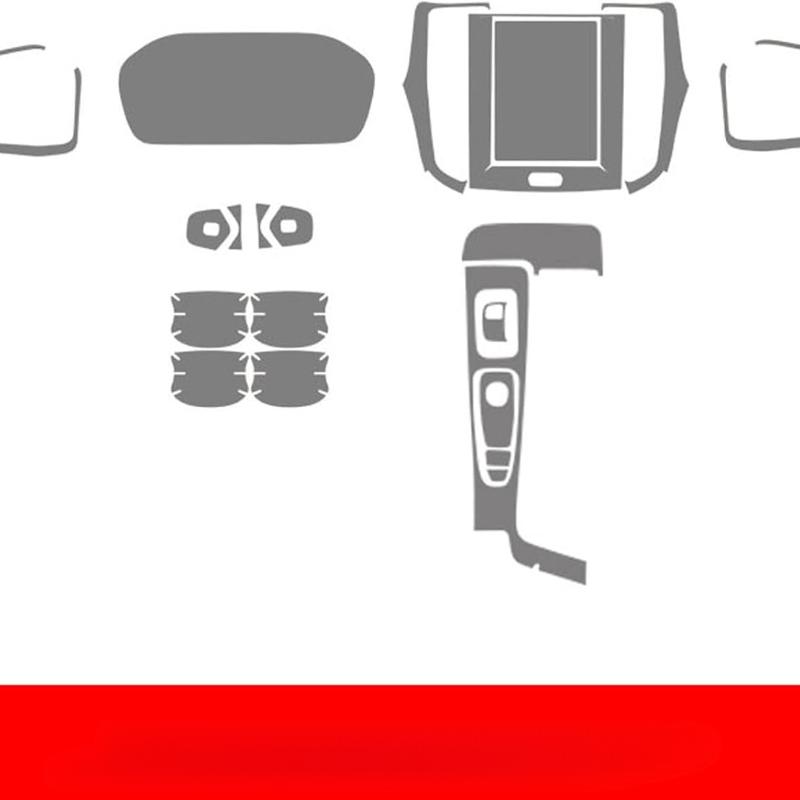 Для Volvo S60 - Аксессуары интерьер Тонкая прозрачная TPU пленка Защитная пленка Антицарапающая наклейка
