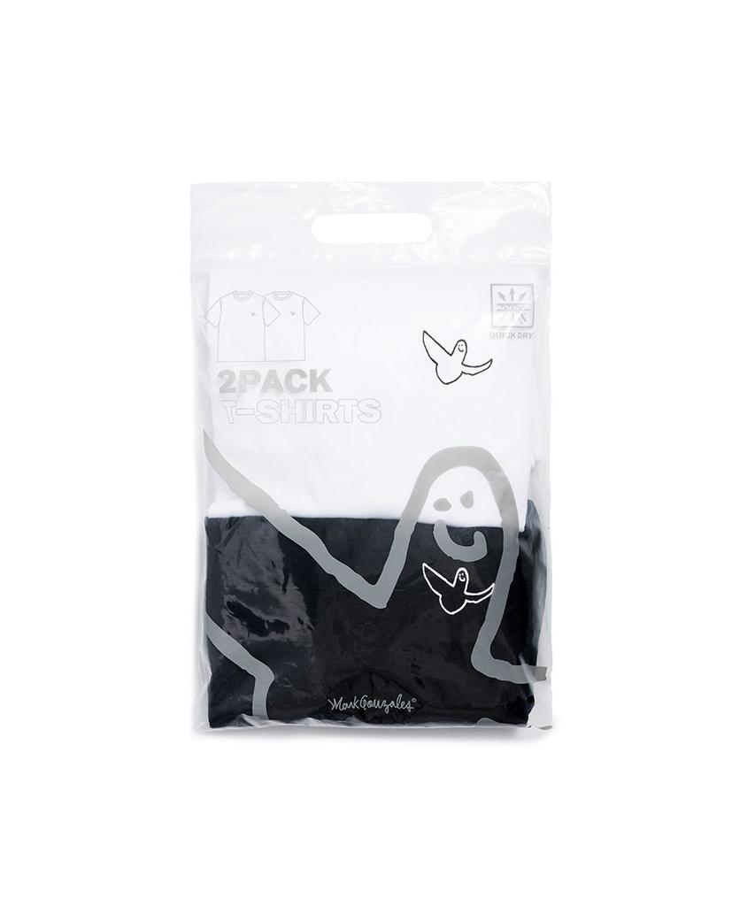 MARK GONZALES Angel Cool Cotton 2-Pack Short Sleeve T-Shirt - Mix