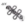 Instant Waist Cincher Six-Leaf Pants Tightener Button, Detachable Loose Jeans Button Pin, Adjustable Metal No Sewing Required Buckle Clothing
