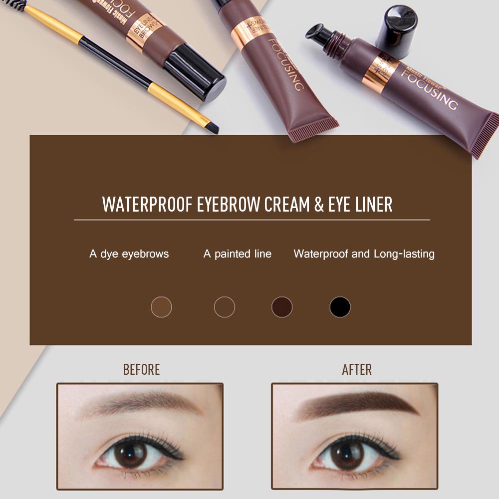 Косметический крем, жидкий водонепроницаемый длительный макияж, гель для бровей, подводка для глаз, усилитель бровей