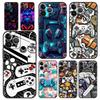 Чехол для телефона с графикой игрового контроллера для iPhone 17 16 15 14 13 12 Pro Max 11 Pro Max 17 AIR Plus Ударопрочный Мягкий ТПУ Корпус