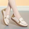 2025 New Spring Autumn Women Flats Soft Leather Moccasins Casual Single Shoes Comfortable Soft Sole Slip-on Flat Loafers
