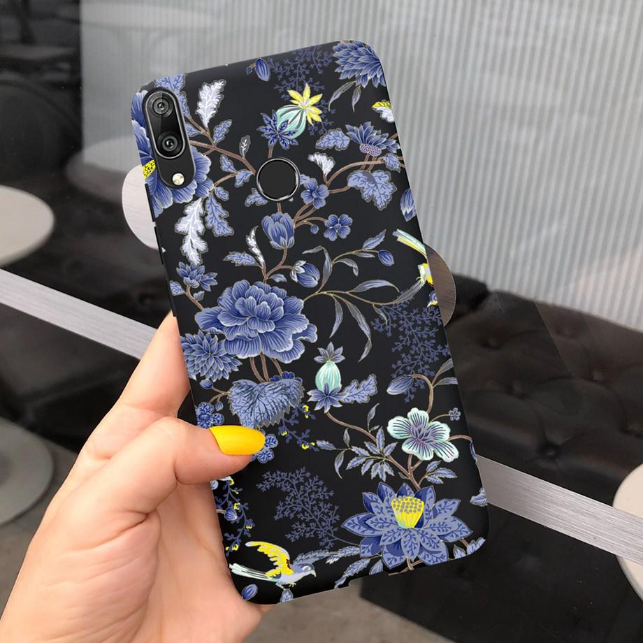 Чехол для Huawei Y7 2019 Мягкий ТПУ Чехол для телефона Y 7 2019 Чехол для Huawei Y7 Prime 2019 Силиконовый Coque Funda Матовый Сзади Скили