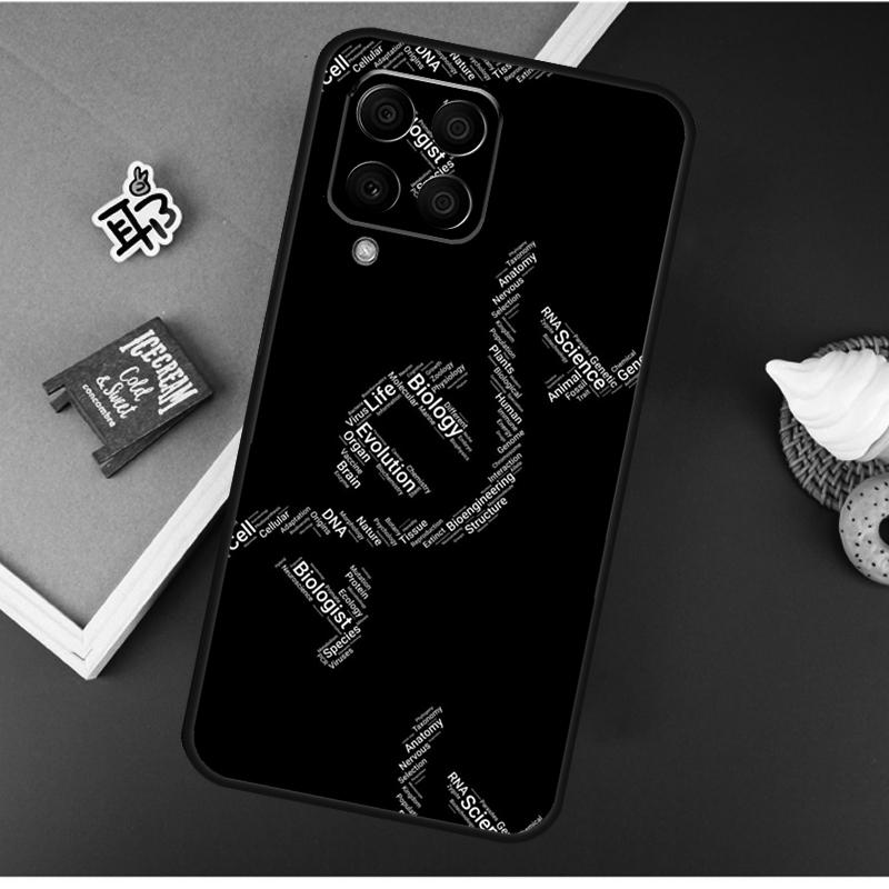 Ретро Иллюстрация ДНК Наука Для Samsung Galaxy M30s M31s M32 M52 M12 M55 M15 M13 M23 M33 M53 M20 M21 M51 M34 M54 Чехол