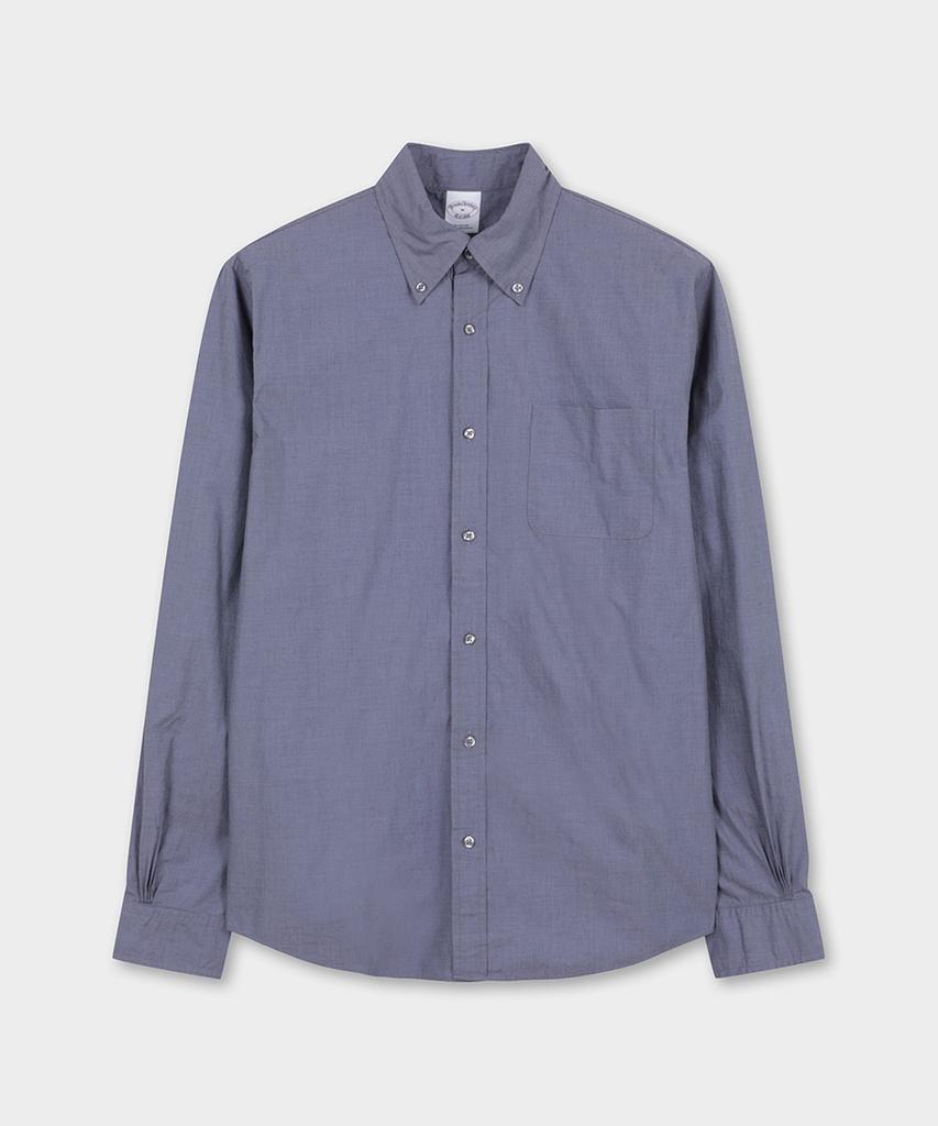 РубашкаBROOKS BROTHERS Friday End-On-End (военно-морской флот) (Bbthmm3399Qef)