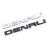 Silver Black For GMC SIERRA DENALI Rear Trunk Side Body Nameplate Logo Emblem Letters Sticker ABS Stereo 3D Car Styling