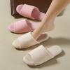 Большие размеры, открытая мягкая подошва, бесшумные удобные тапочки, весна-осень, пара, домашние, деревянные, пол, бесшумные, хлопковые тапочки