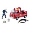 TOMYTEC Tomica Limited Vintage 1/64 LV-68c Пожарная машина Subaru Sambar + Набор фигурок/аксессуаров