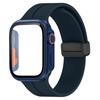 Стекло + чехол + ремешок для Apple, ремешок для часов 44 мм, 45 мм, 41 мм, 40 мм, силиконовый браслет с магнитной пряжкой + бухта iWatch Series 8 se 7 6 5 4