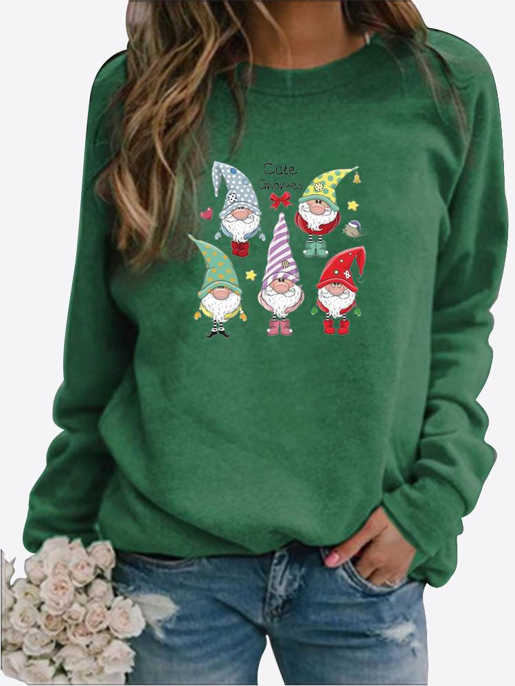 Женские зимние свободные толстовки с длинными рукавами и круглым вырезом, черные кошки с принтом, топы и блузки, футболки больших размеров