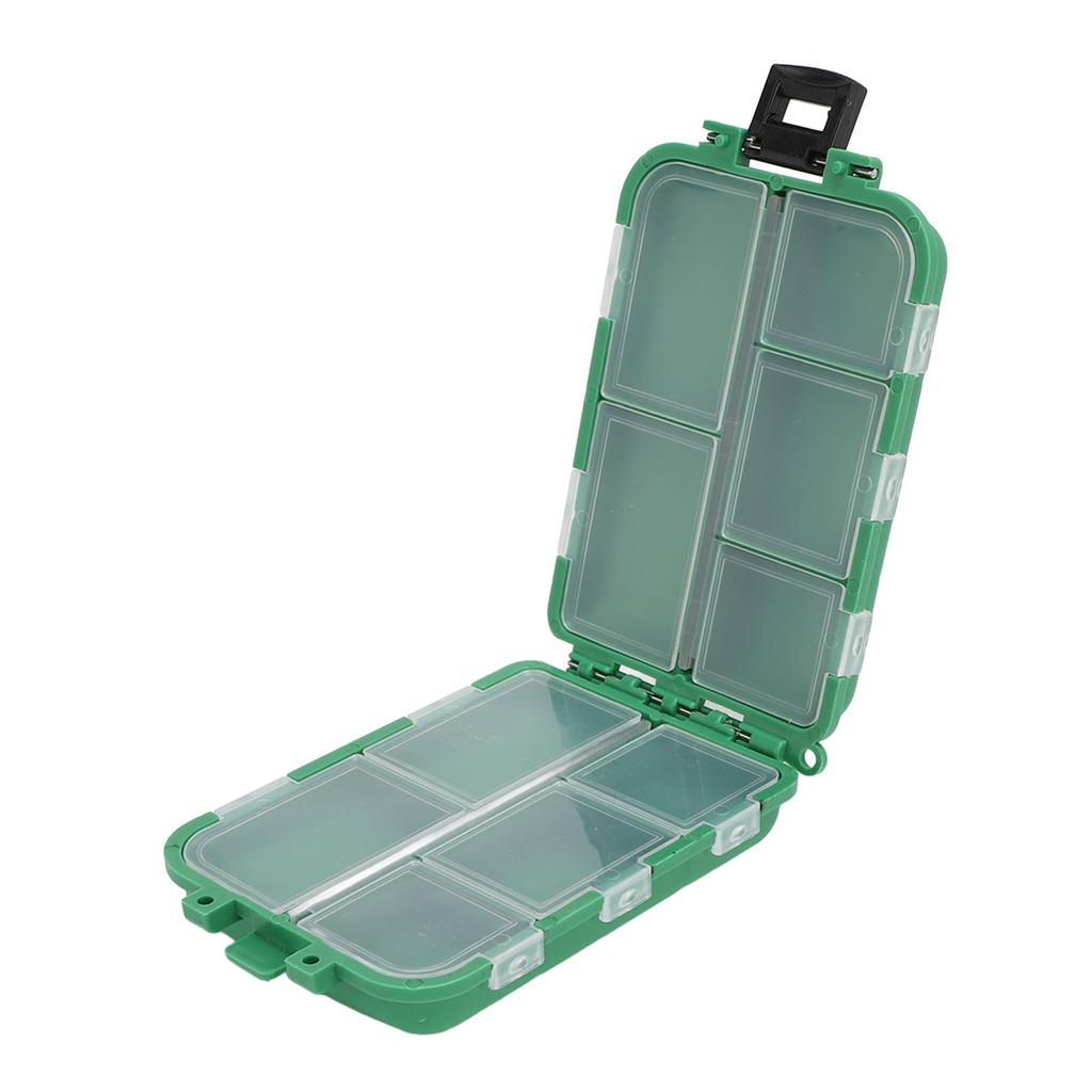 2Pcs Fishing Tackle Box Waterproof Large Capacity Plastic Portable Fishing Jig Hook Storage Case Container for Outdoor Camping Fishing