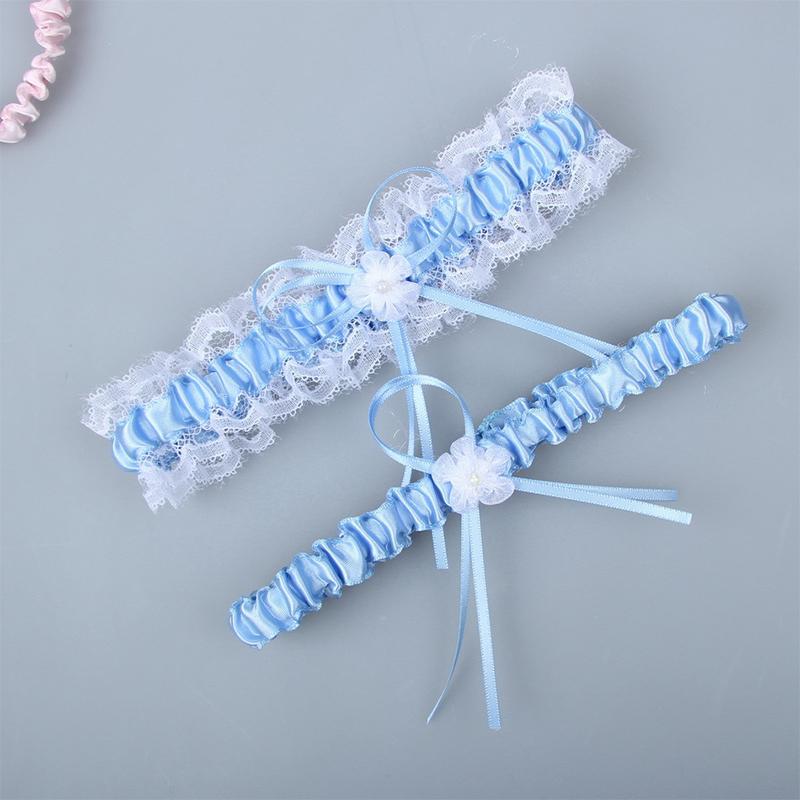 2 шт. свадебные подвязки сексуальный мяч кружева цветы жемчуг вечерние фотографии петля для ног аксессуары