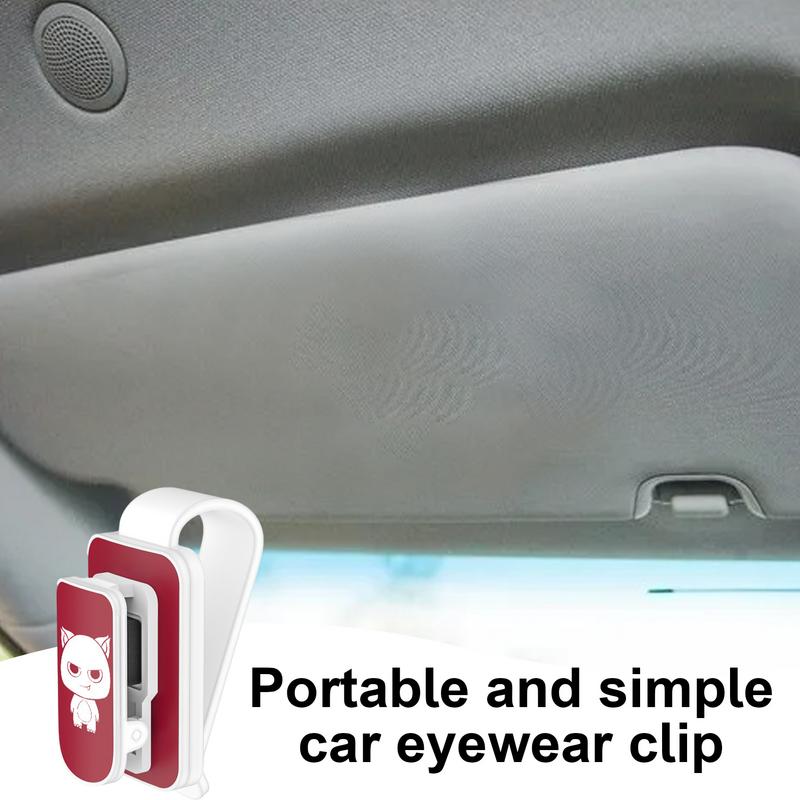 Держатель для солнцезащитных очков для автомобиля Многофункциональный универсальный зажим для очков для козырька автомобиля Зажим для очков для автомобиля Подарок для мужчин женщин семьи