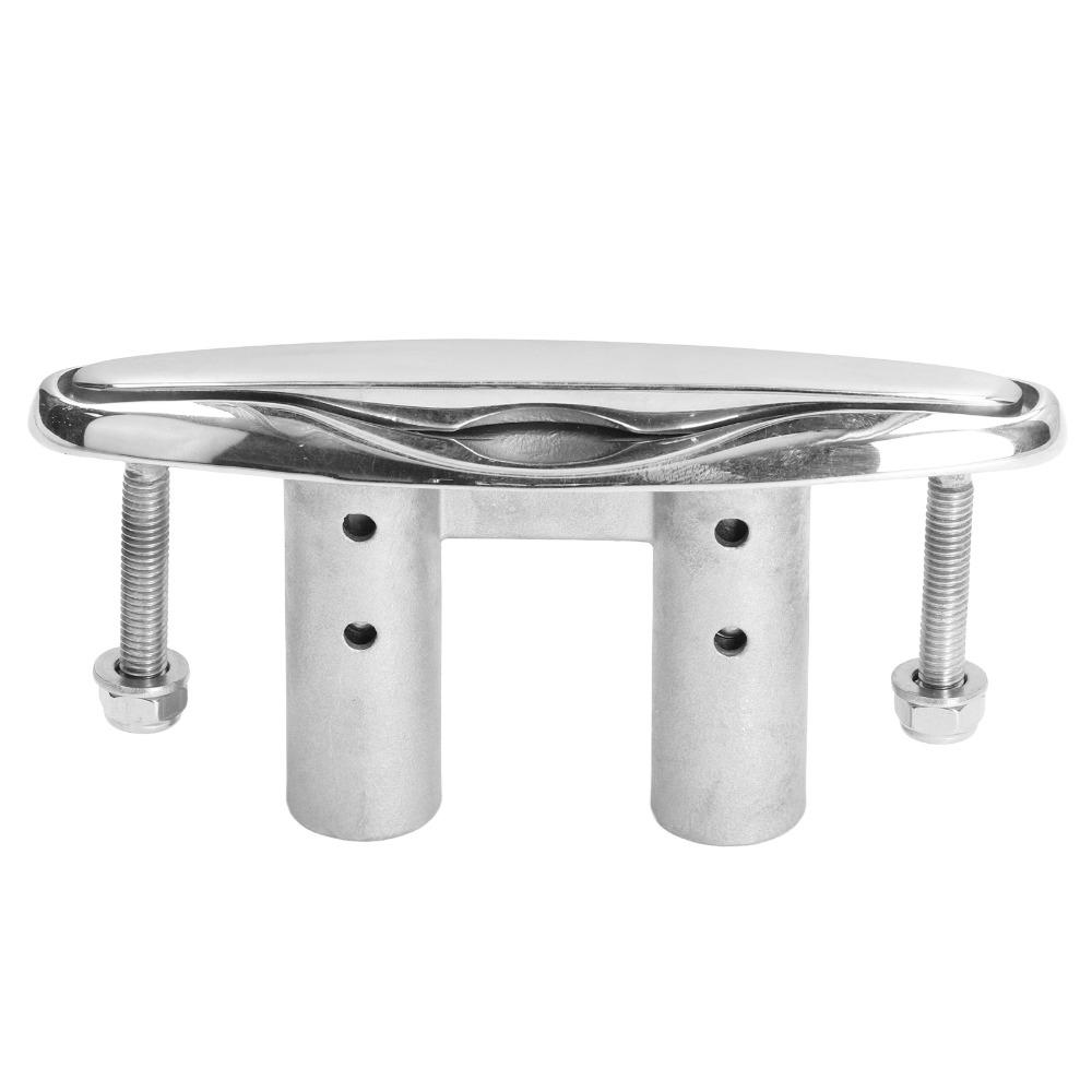 Stainless Steel 316 Flush Mount Cleat Marine Hardware Boat Lift Cleat Pull Up Cleat Boat Lift