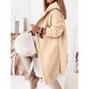 Women's Hooded Knitted Cardigan Solid Color Long Sweater Coat Thickened Winter Warm