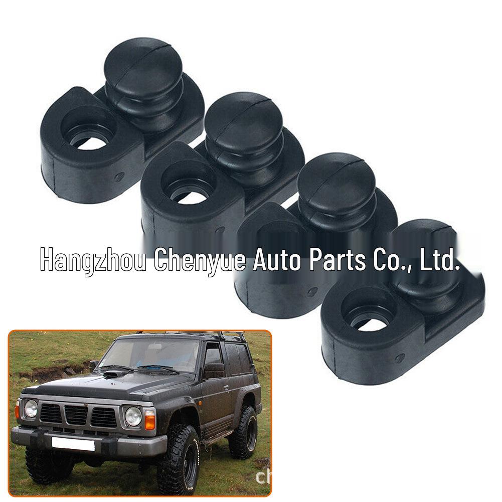 Комплект накладок на дверные выключатели Nissan Patrol GQ Y60 GU Y61 (4 шт.) 25368-6P000