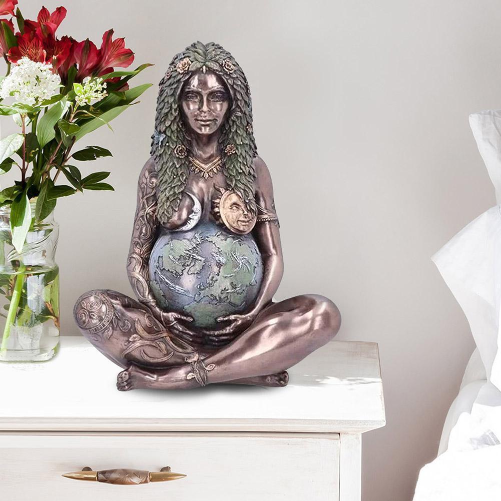 Статуя Матери-Земли Ghia, фигурка Матери-Земли, садовый орнамент, уличный декор