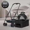 Lightweight Foldable Pet Stroller for Small & Medium Dogs and Cats - Detachable for Outdoor Walks