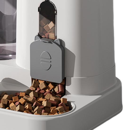 2-в-1 кормушка для домашних животных и поилка, автоматический набор для сухого корма и поилки для мелких и средних кошек и собак