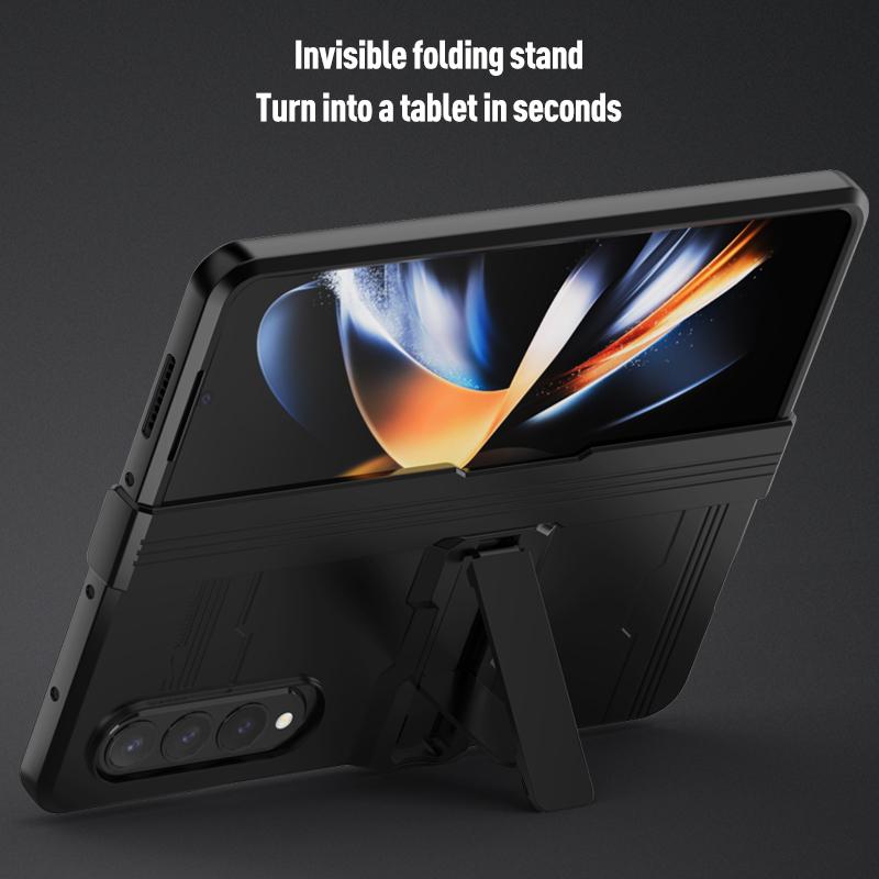 Противоударный защитный чехол для Samsung Galaxy Z Fold 4, чехол с кронштейном, защита на шарнирах, полная защита, чехол для телефона Galaxy Z Fold4