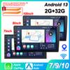 7"9"10" автомобильный радиоприемник Android 13 Android auto Carplay WIFI GPS автомобильный аудиоплеер автомобильный мультимедийный проигрыватель для Hyundai Nissan Toyota Kia