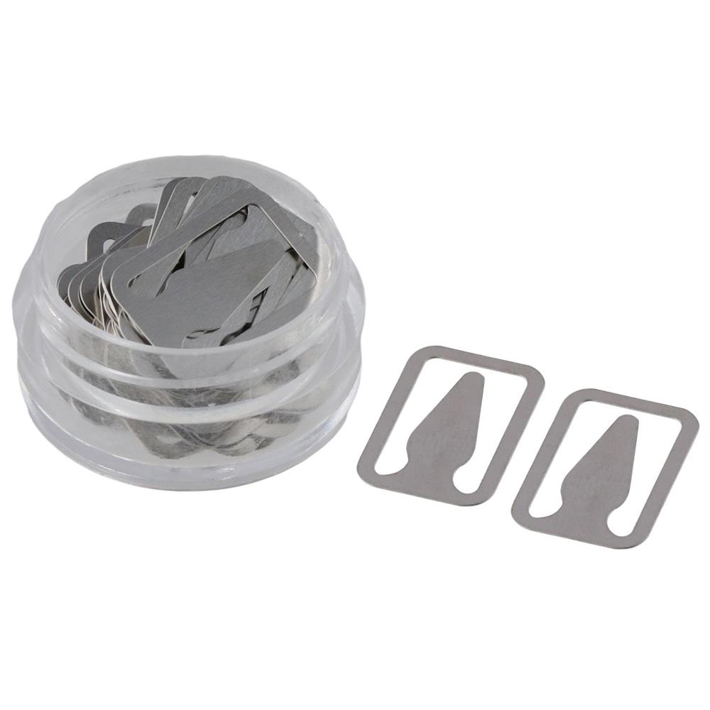 50 Металлических закладок для страниц книги Серебристая закладка-клип Легко использовать и снимать Закладки для линий книги Чтение