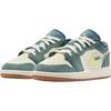 Air Jordan 1 Low SE GS Морское стекло Детские кроссовки Зеленый Хаста Резина-Средне-коричневый IB7112-001