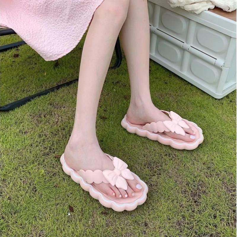 Женская летняя супермягкая верхняя одежда, шлепанцы Fairy Ins, нескользящие пляжные сандалии и тапочки на мягкой подошве