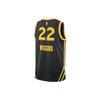 Nike Баскетбольная майка Dri-Fit Alphanumeric Print Colorblock Sw Fan Edition для мужчин, черная DX8502-013