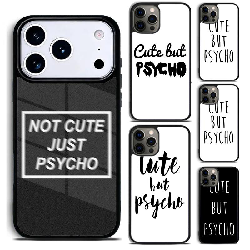 Чехол для телефона "Cut But Psycho" для iPhone 17 16 15 14 13 12 11 Pro Max Plus 17Air Мягкий силиконовый чехол