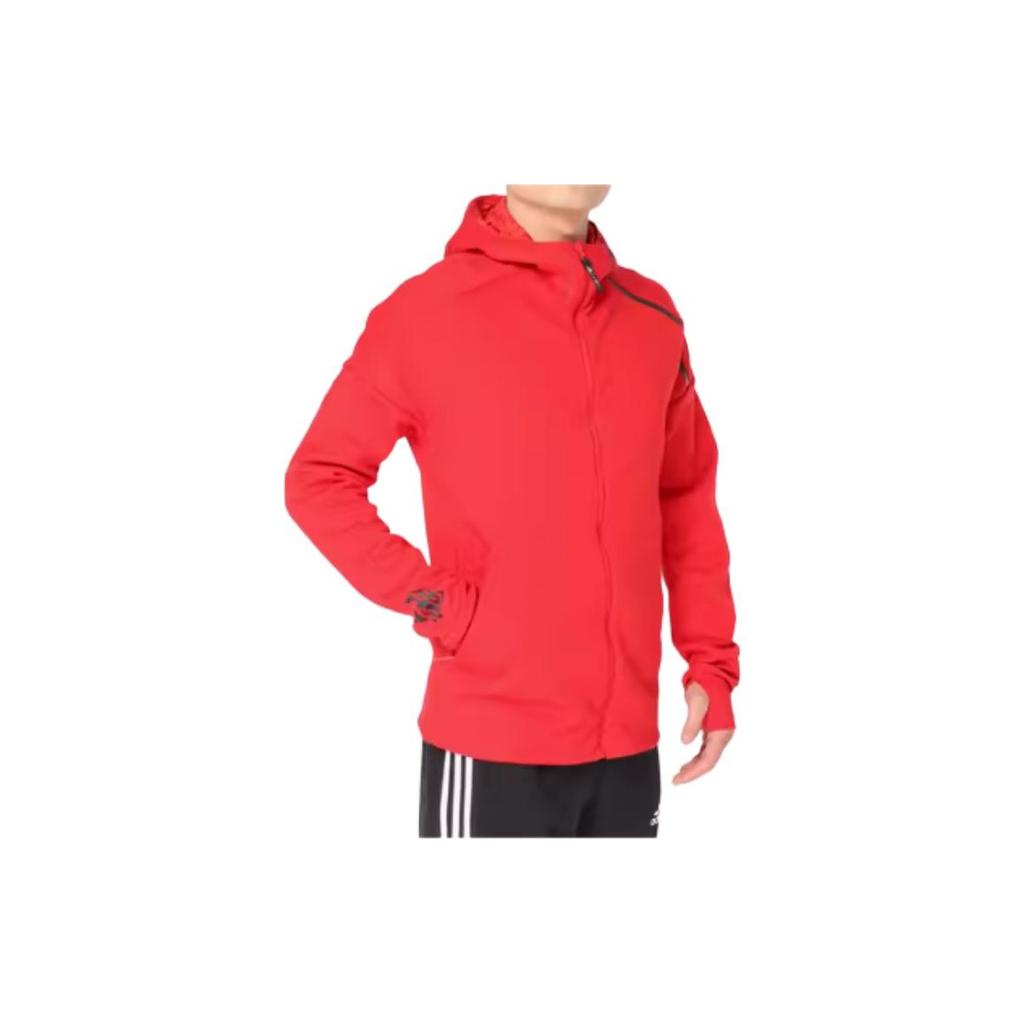 adidas Спортивная вязаная куртка Мужская Верхняя одежда Красный EA2105