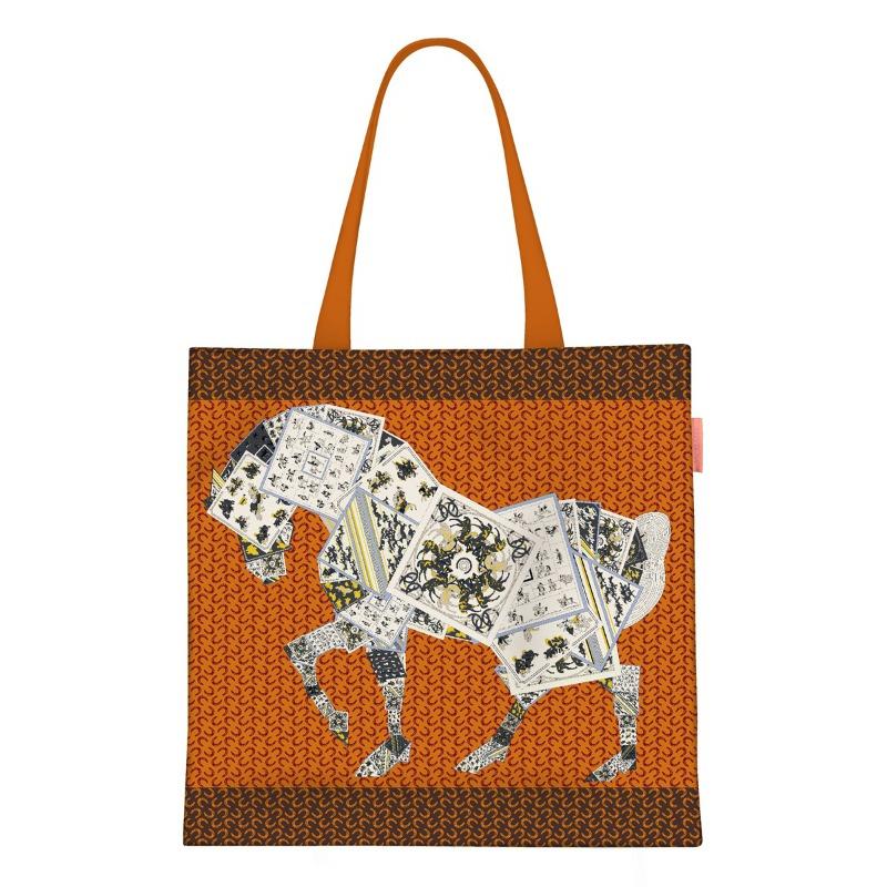 Spring new printed handbag women's oil painting series handbag shoulder bag tote bag fashion canvas bag