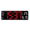 New Arrival Large Digital Wall Clock With Remote Control Any Space Energy Saving