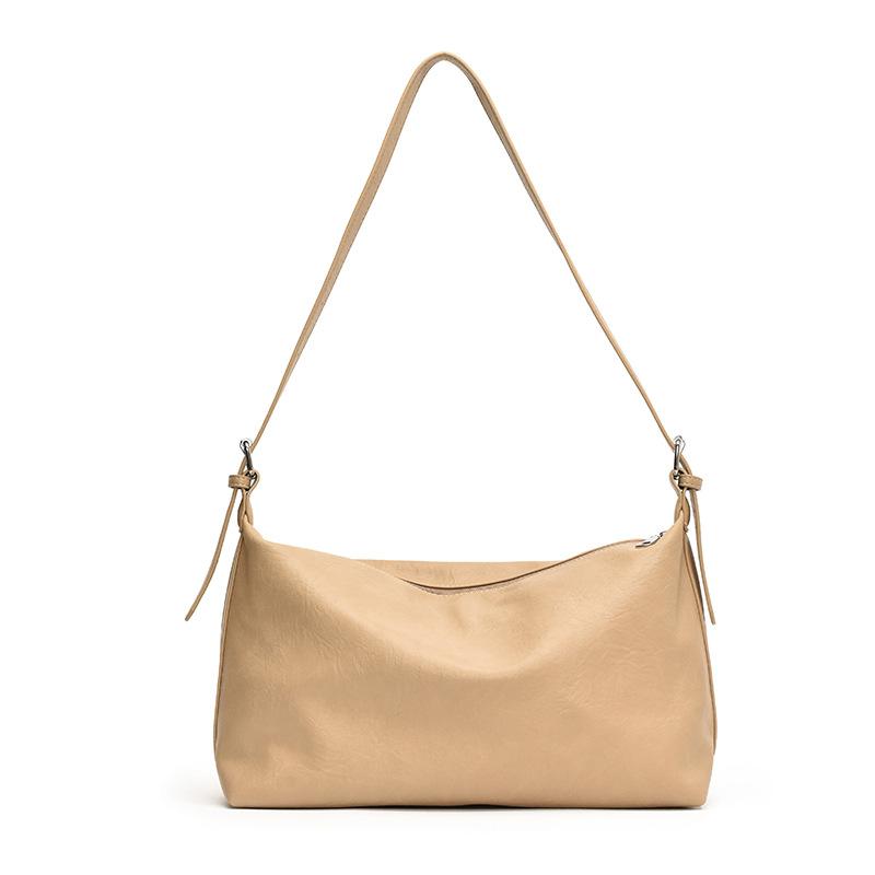 Популярная и модная в этом году корейская сумка-багет для женщин 2025 новая универсальная студенческая сумка-тоут на плечо большой вместимости