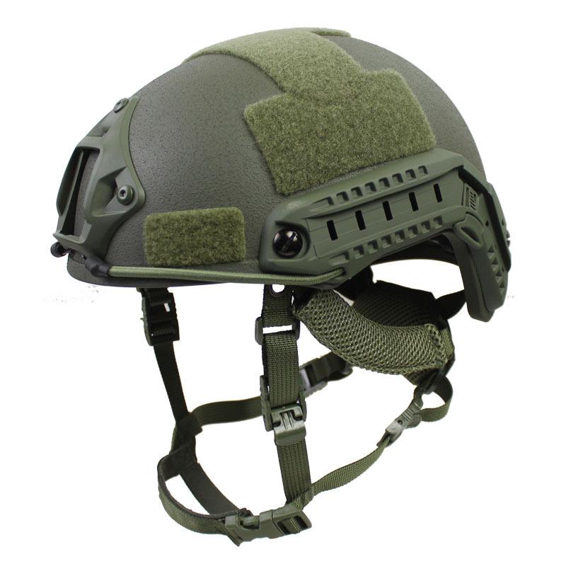 Enhanced FAST Fiberglass Riot Helmet with CE-Certified Wendy Liner, Special Forces Training, 1.5KG