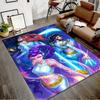 1pc KPop Demon Hunters3 Design Printed Area Rug Carpet for Bedroom Living Room Home Decor Rugs Mat Non Slip Mat Rug for Bedside