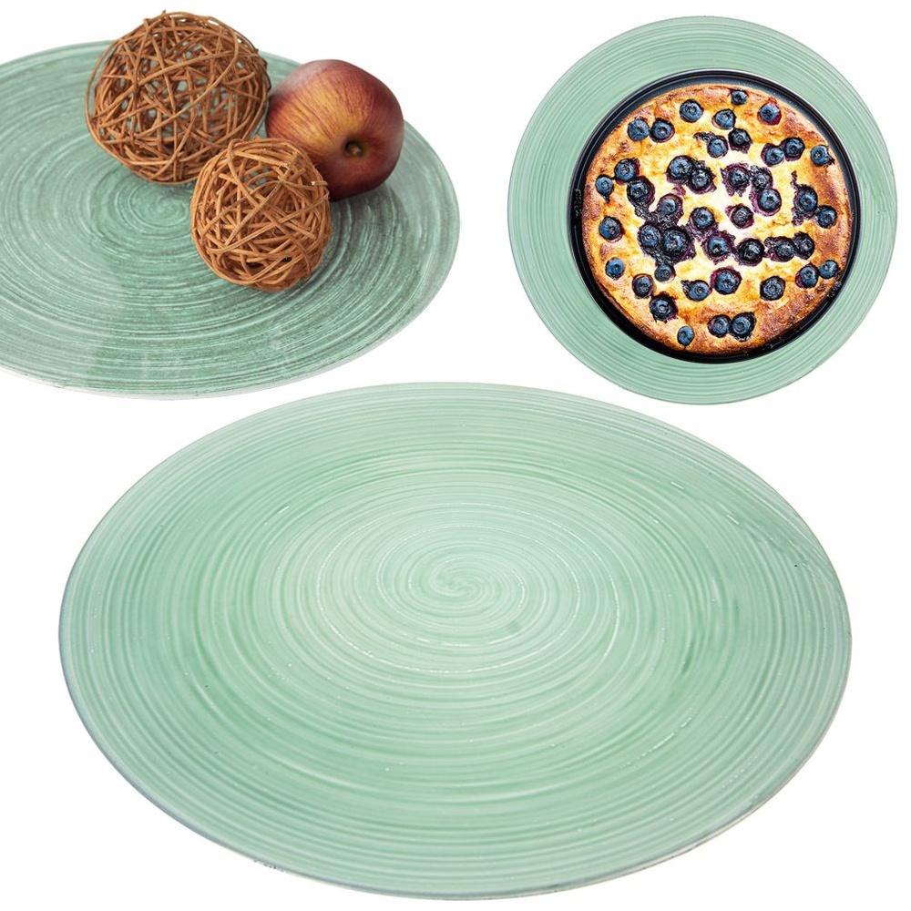 Decorative Charger Plate Serving Underplate Orion Mint 33cm