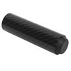 Pool Cue Extension Carbon Fiber Tube Professional Billiard Cue Extender with Bumper Black 4 Inch