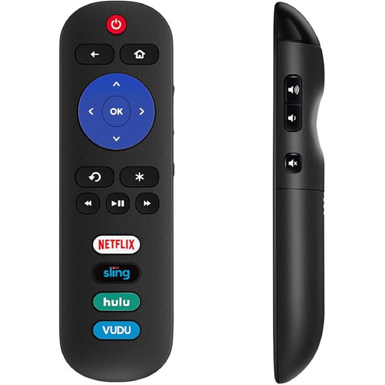 Pack of 2 Universal Replace Remote Applicable for TCL Roku TV/Hisense TV/Onn TV/Philips TV/Sharp TV/Westinghouse TV/Sanyo TV/RCA TV/JVC TV/Element TV