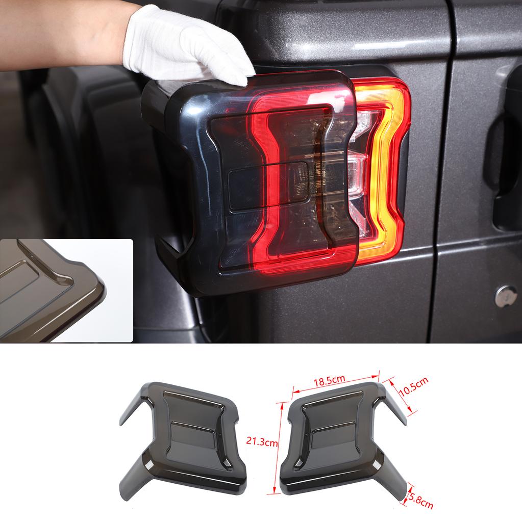 Автомобильная декоративная накладка заднего фонаря из АБС-пластика для Jeep Wrangler JL 2018-2023 годов, применимый светодиодный источник света