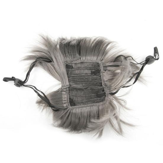 Парик для домашних животных, парик для кошек и собак, костюм для косплея, регулируемая резинка, дизайн, смешной